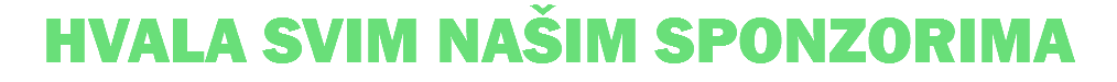 HVALA SVIM NAŠIM SPONZORIMA